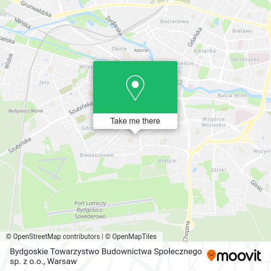 Bydgoskie Towarzystwo Budownictwa Społecznego sp. z o.o. map