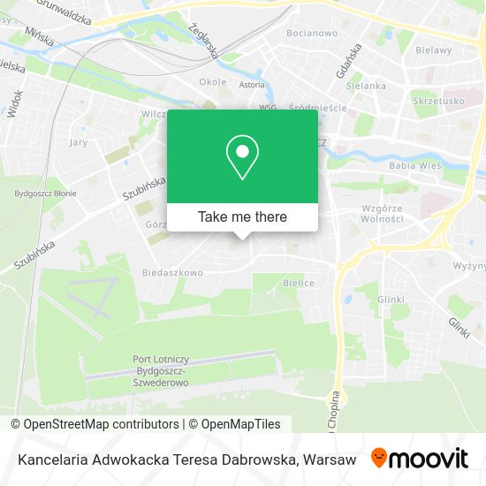 Kancelaria Adwokacka Teresa Dabrowska map