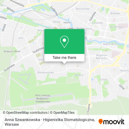 Anna Szwankowska - Higienistka Stomatologiczna map