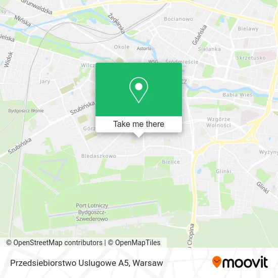 Карта Przedsiebiorstwo Uslugowe A5