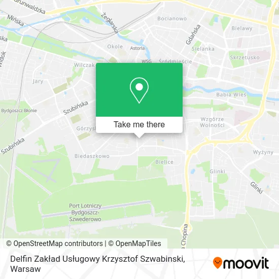 Карта Delfin Zakład Usługowy Krzysztof Szwabinski