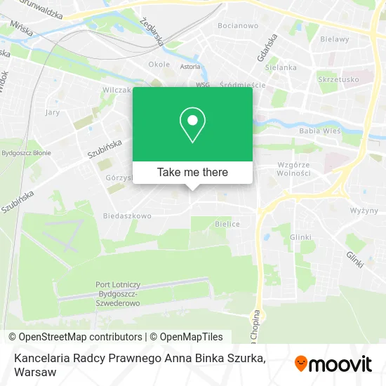 Карта Kancelaria Radcy Prawnego Anna Binka Szurka