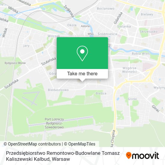 Przedsiębiorstwo Remontowo-Budowlane Tomasz Kaliszewski Kalbud map