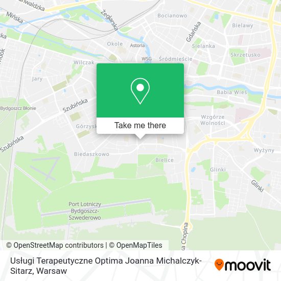 Usługi Terapeutyczne Optima Joanna Michalczyk-Sitarz map