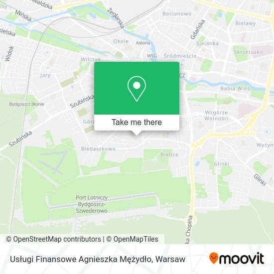 Usługi Finansowe Agnieszka Mężydło map