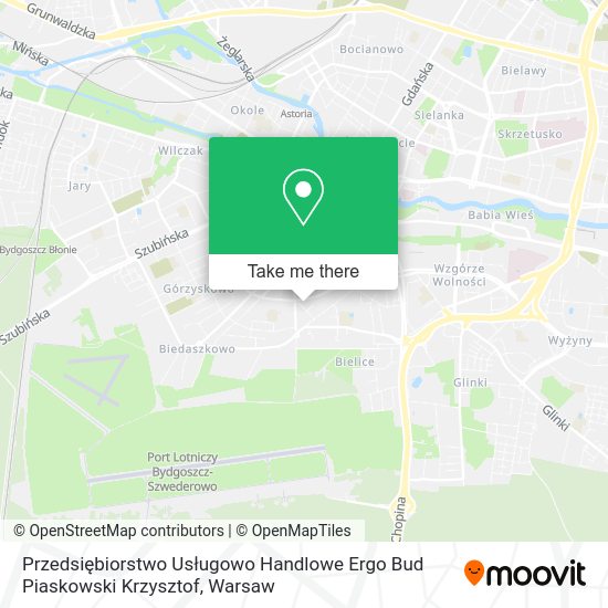 Przedsiębiorstwo Usługowo Handlowe Ergo Bud Piaskowski Krzysztof map