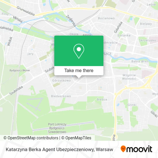 Карта Katarzyna Berka Agent Ubezpieczeniowy