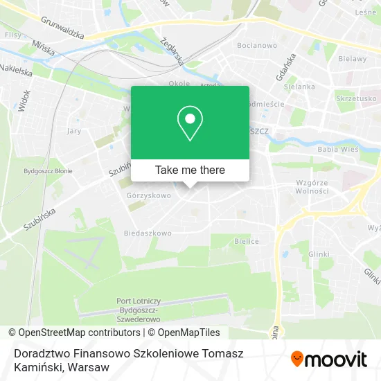 Карта Doradztwo Finansowo Szkoleniowe Tomasz Kamiński