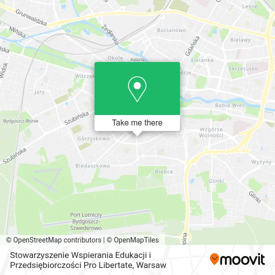 Карта Stowarzyszenie Wspierania Edukacji i Przedsiębiorczości Pro Libertate