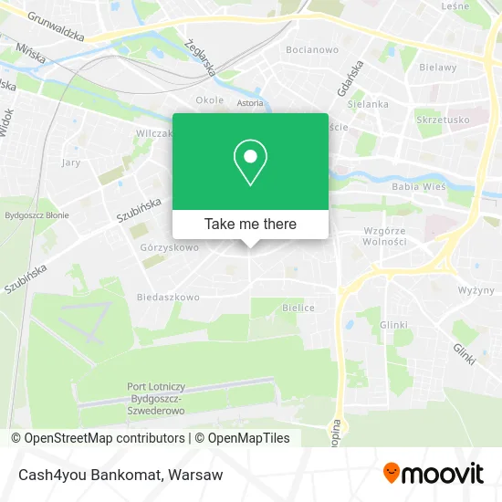 Cash4you Bankomat map