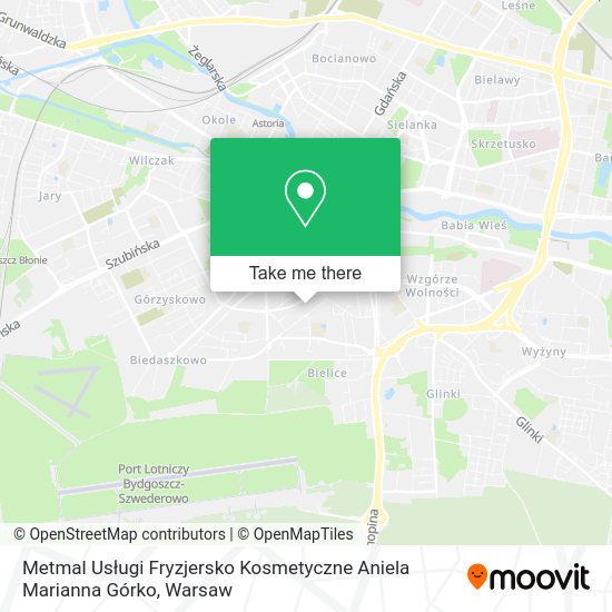 Metmal Usługi Fryzjersko Kosmetyczne Aniela Marianna Górko map