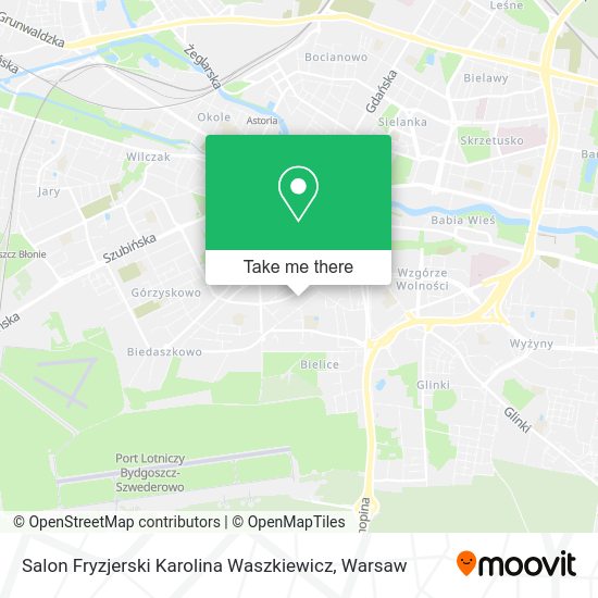 Карта Salon Fryzjerski Karolina Waszkiewicz