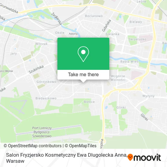 Карта Salon Fryzjersko Kosmetyczny Ewa Dlugolecka Anna