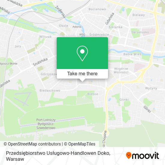 Przedsiębiorstwo Usługowo-Handlowen Doko map