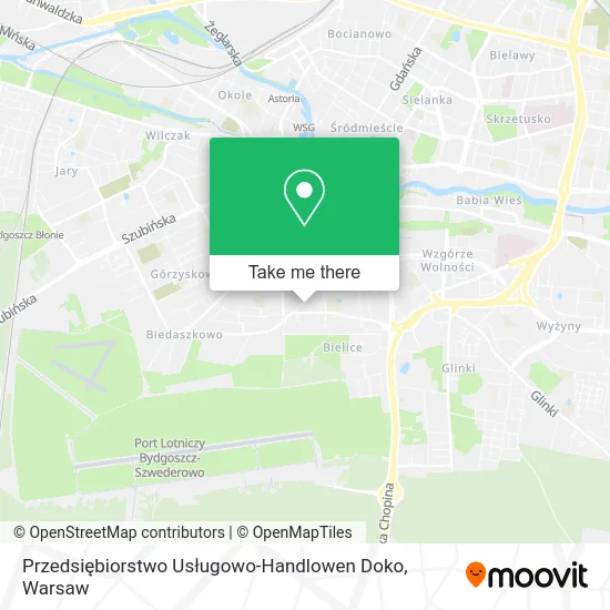 Przedsiębiorstwo Usługowo-Handlowen Doko map