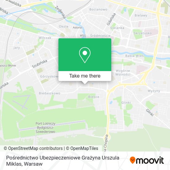 Pośrednictwo Ubezpieczeniowe Grażyna Urszula Miklas map