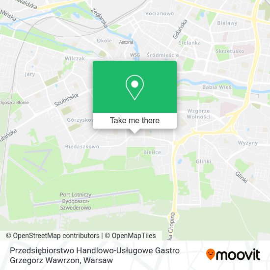 Przedsiębiorstwo Handlowo-Usługowe Gastro Grzegorz Wawrzon map