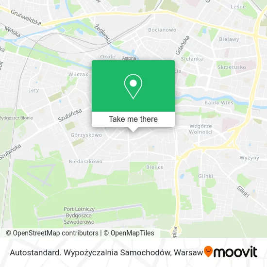 Карта Autostandard. Wypożyczalnia Samochodów