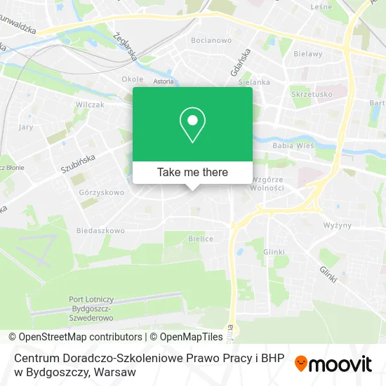 Centrum Doradczo-Szkoleniowe Prawo Pracy i BHP w Bydgoszczy map