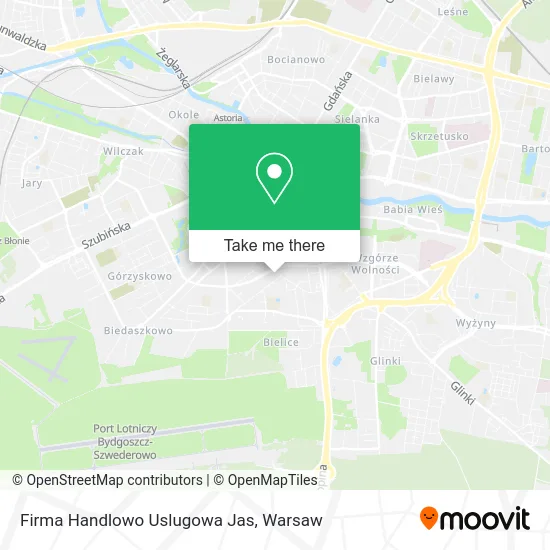 Firma Handlowo Uslugowa Jas map