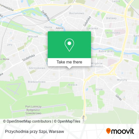 Przychodnia przy Szpi map