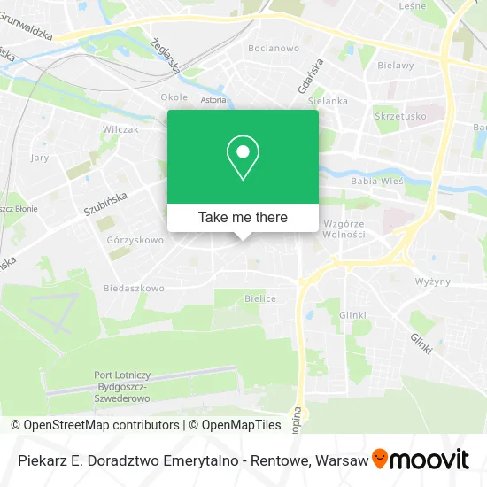 Piekarz E. Doradztwo Emerytalno - Rentowe map