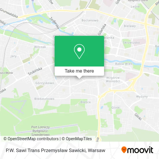 Карта P.W. Sawi Trans Przemysław Sawicki