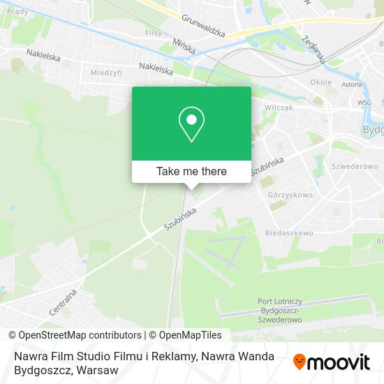 Nawra Film Studio Filmu i Reklamy, Nawra Wanda Bydgoszcz map