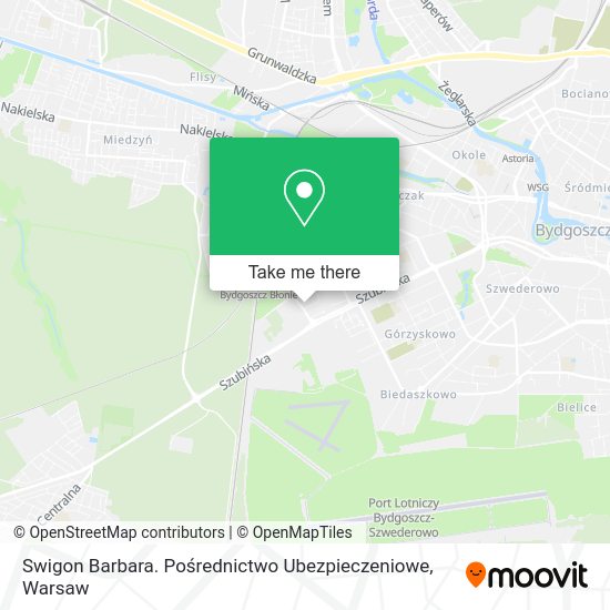 Swigon Barbara. Pośrednictwo Ubezpieczeniowe map