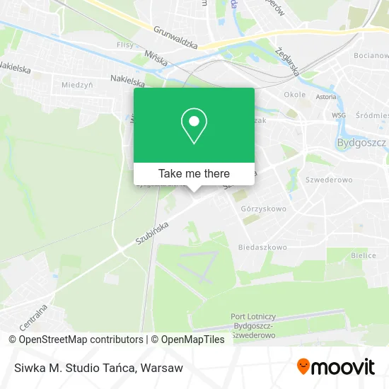 Siwka M. Studio Tańca map