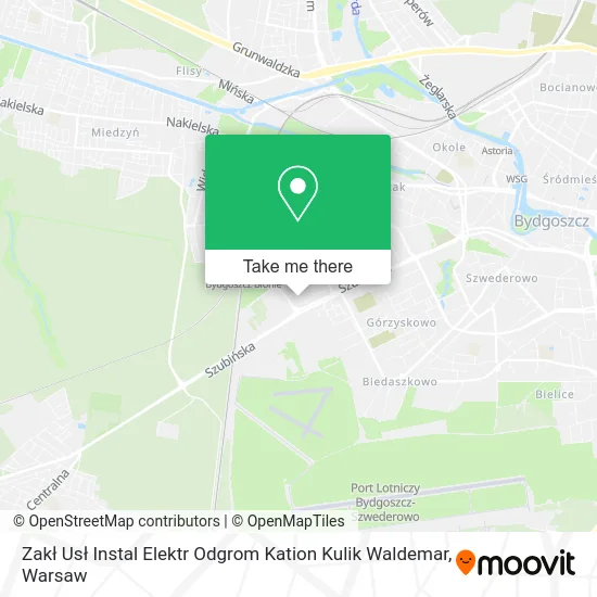 Zakł Usł Instal Elektr Odgrom Kation Kulik Waldemar map