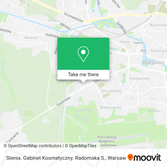 Stenia. Gabinet Kosmetyczny. Radomska S. map