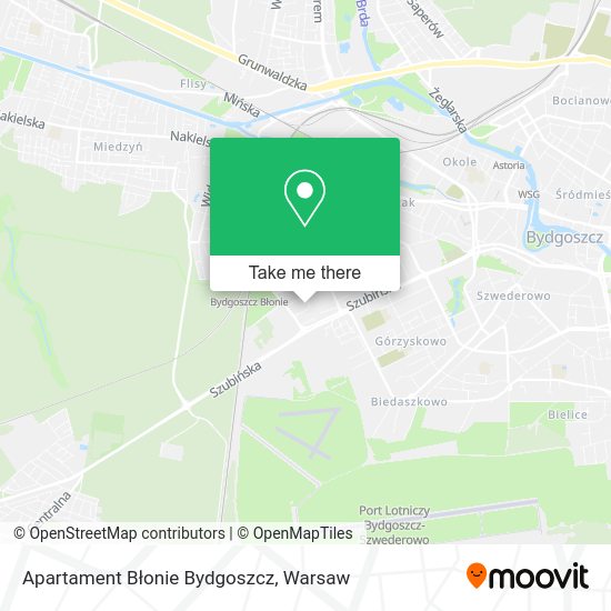 Apartament Błonie Bydgoszcz map