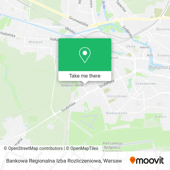 Bankowa Regionalna Izba Rozliczeniowa map