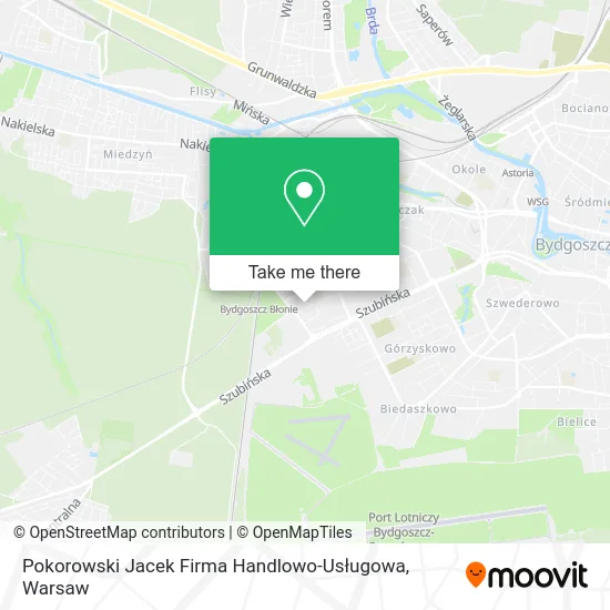 Pokorowski Jacek Firma Handlowo-Usługowa map