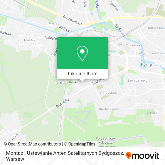 Карта Montaż i Ustawianie Anten Satelitarnych Bydgoszcz