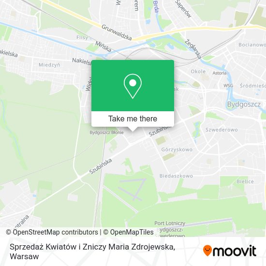 Карта Sprzedaż Kwiatów i Zniczy Maria Zdrojewska