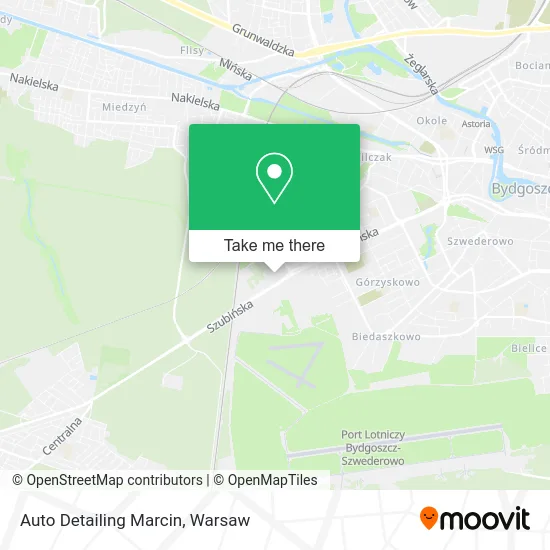Auto Detailing Marcin map