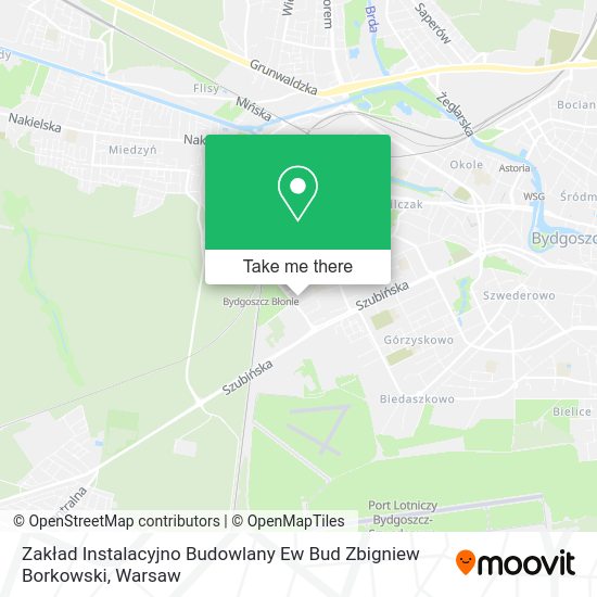 Zakład Instalacyjno Budowlany Ew Bud Zbigniew Borkowski map