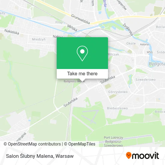 Salon Ślubny Malena map