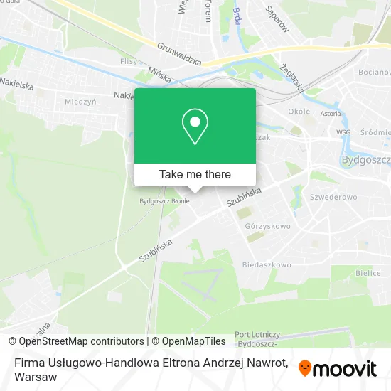 Карта Firma Usługowo-Handlowa Eltrona Andrzej Nawrot