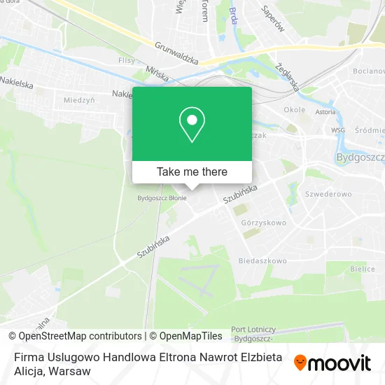 Карта Firma Uslugowo Handlowa Eltrona Nawrot Elzbieta Alicja