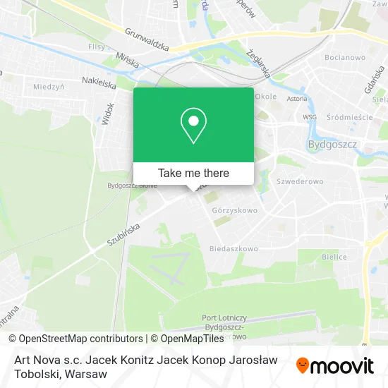 Art Nova s.c. Jacek Konitz Jacek Konop Jarosław Tobolski map