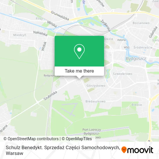 Schulz Benedykt. Sprzedaż Części Samochodowych map