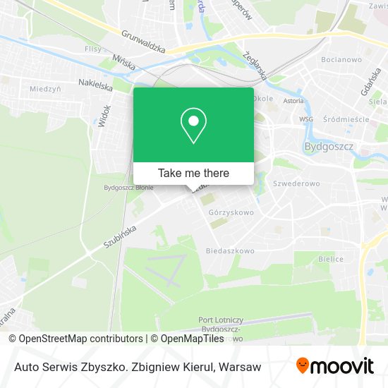 Auto Serwis Zbyszko. Zbigniew Kierul map