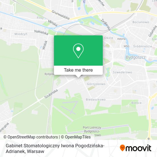 Gabinet Stomatologiczny Iwona Pogodzińska-Adrianek map