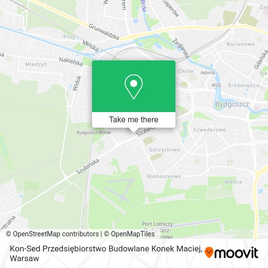 Карта Kon-Sed Przedsiębiorstwo Budowlane Konek Maciej