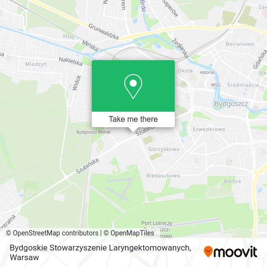 Карта Bydgoskie Stowarzyszenie Laryngektomowanych