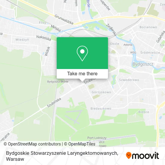 Bydgoskie Stowarzyszenie Laryngektomowanych map