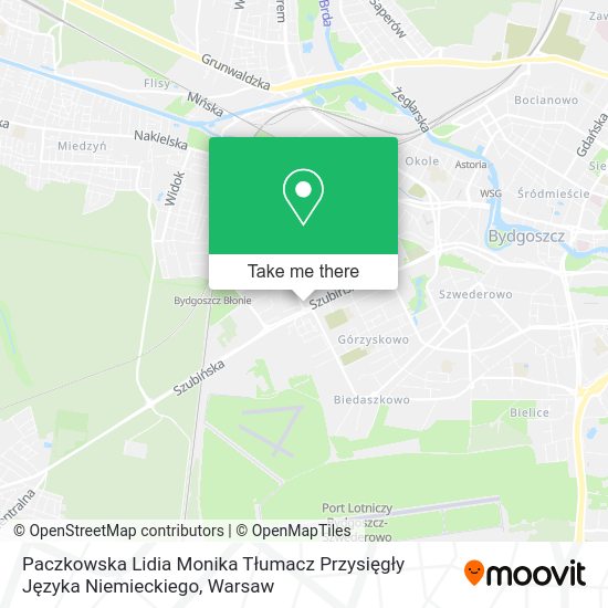 Paczkowska Lidia Monika Tłumacz Przysięgły Języka Niemieckiego map